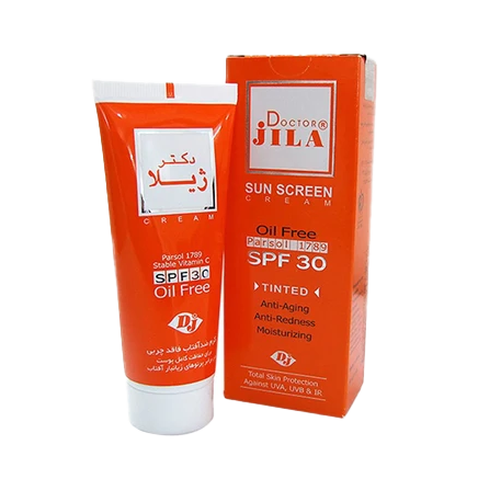 کرم ضد آفتاب رنگی دکتر ژیلا مدلSPF30